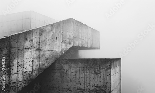 Futuristic Architecture With A Gray Tone photo