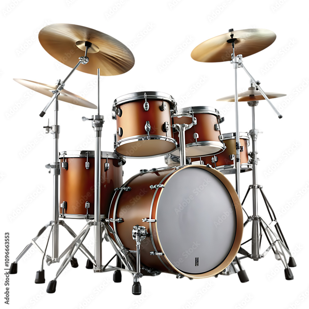 Fototapeta premium Drum kit illustration