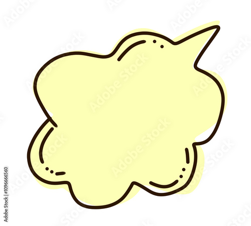 Call out yellow cloud