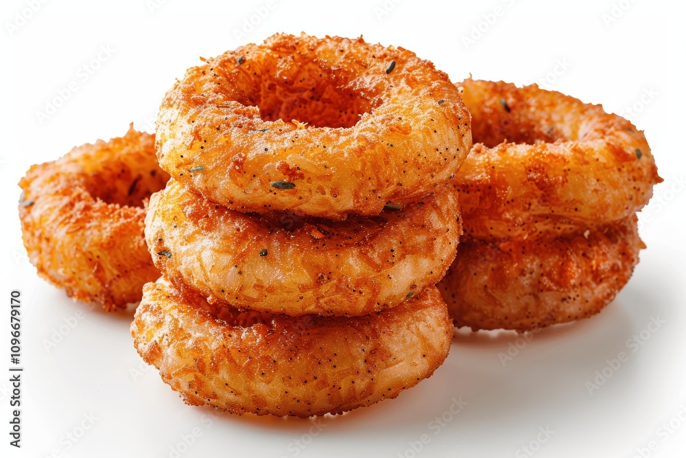 Tower of Crispy Onion Rings Tower of Crispy Onion Rings
