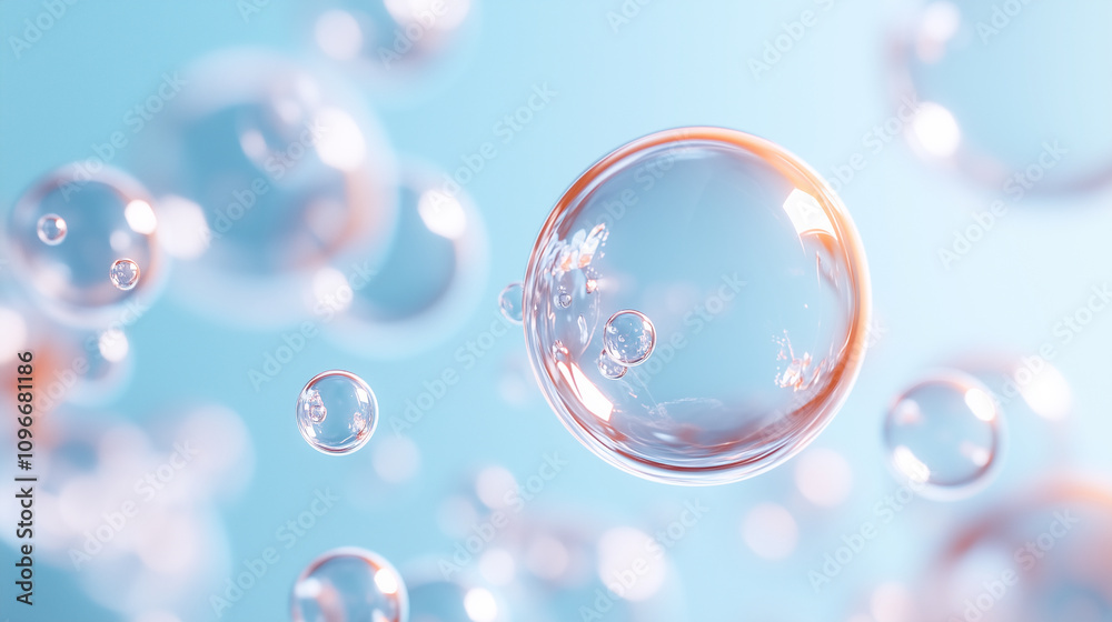 Rainbow soap bubbles on bright colorful background close up Rainbow soap bubbles on bright colorful background close up