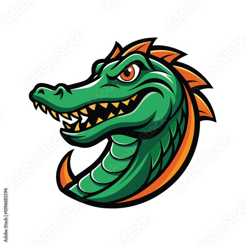 Wallpaper Mural Unique Alligator Logo Vector Illustration for Branding and Design Torontodigital.ca