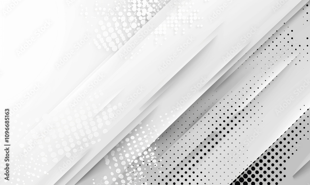 Minimalist White and Grey Geometric Gradient Background with Halftone Dots and Light Shadows Minimalist White and Grey Geometric Gradient Background with Halftone Dots and Light Shadows