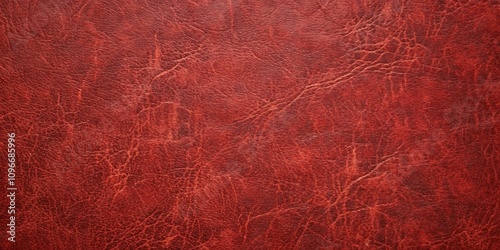 Distressed red leather background with a vintage grunge texture, faded, tattered, weathered, aged