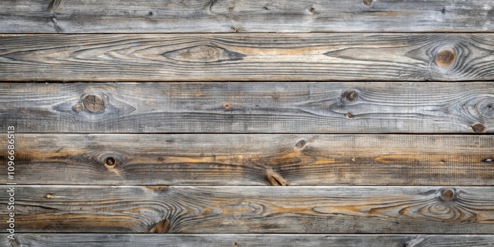 Rustic Weathered Wood Planks with Natural Grain Patterns and Knots Rustic Weathered Wood Planks with Natural Grain Patterns and Knots