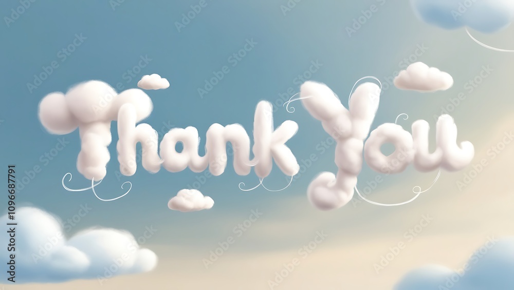 Thank You in the Clouds: A Heavenly Message Thank You in the Clouds: A Heavenly Message