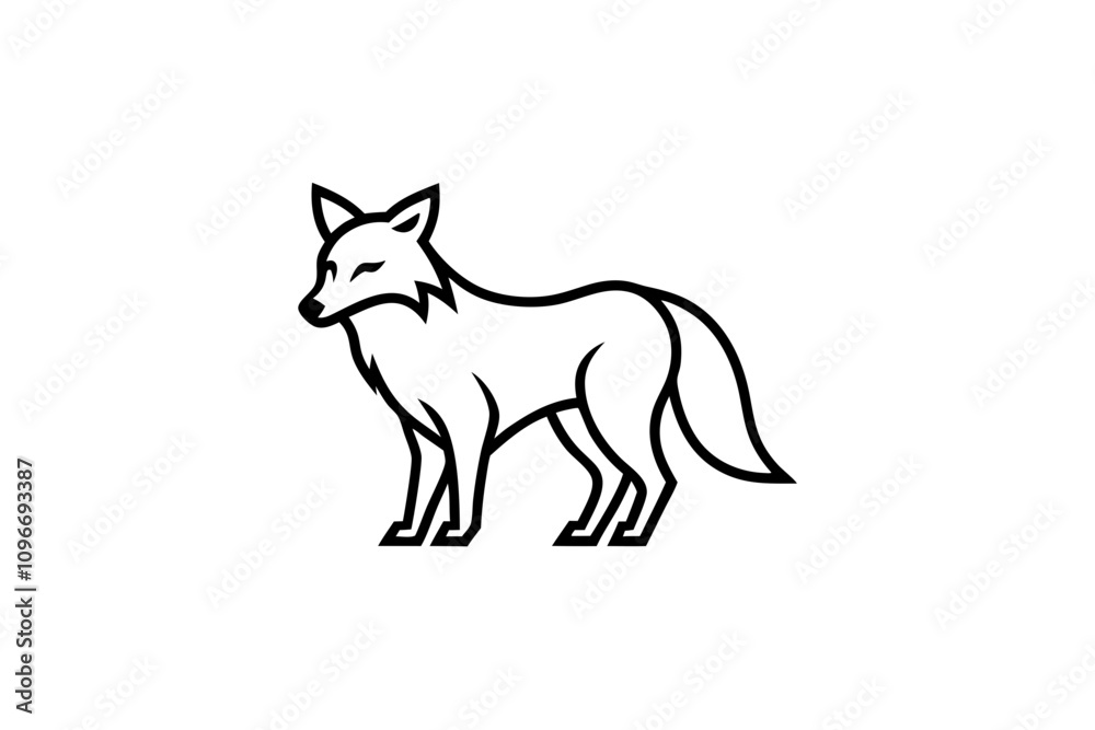 A Fox Vector Black Silhouette A Fox Vector Black Silhouette