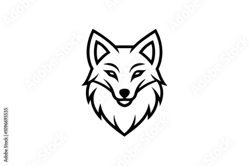 A Fox Vector Black Silhouette