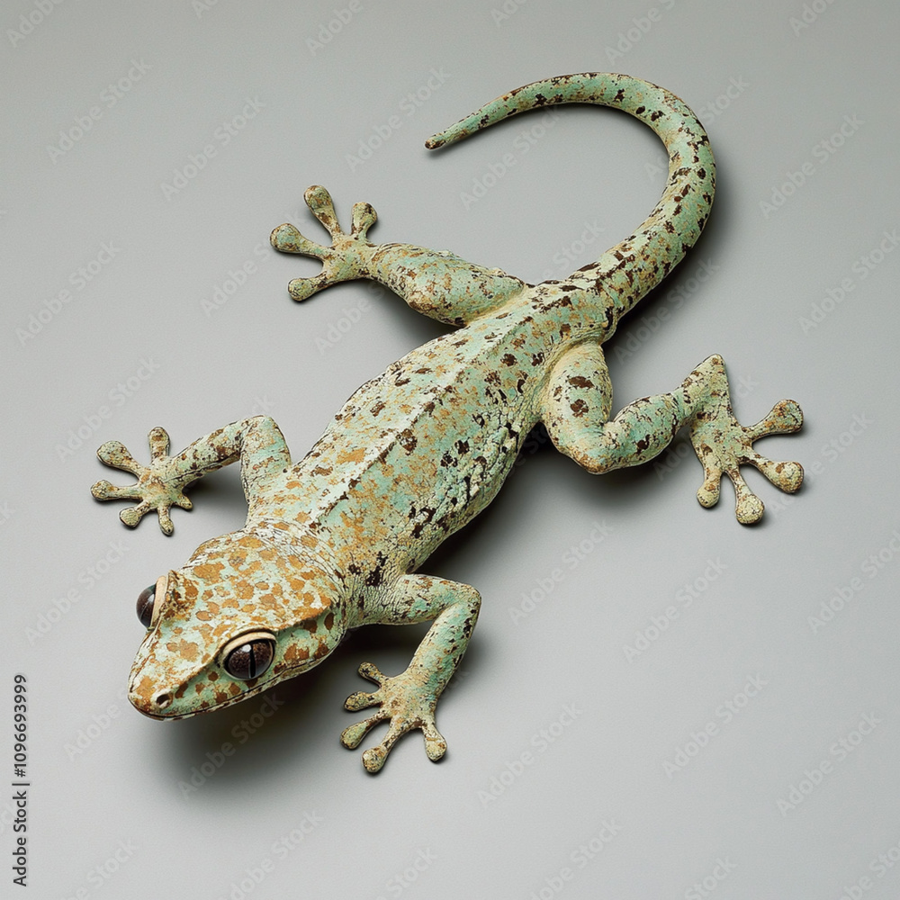 Naklejka premium Close-up of a gecko