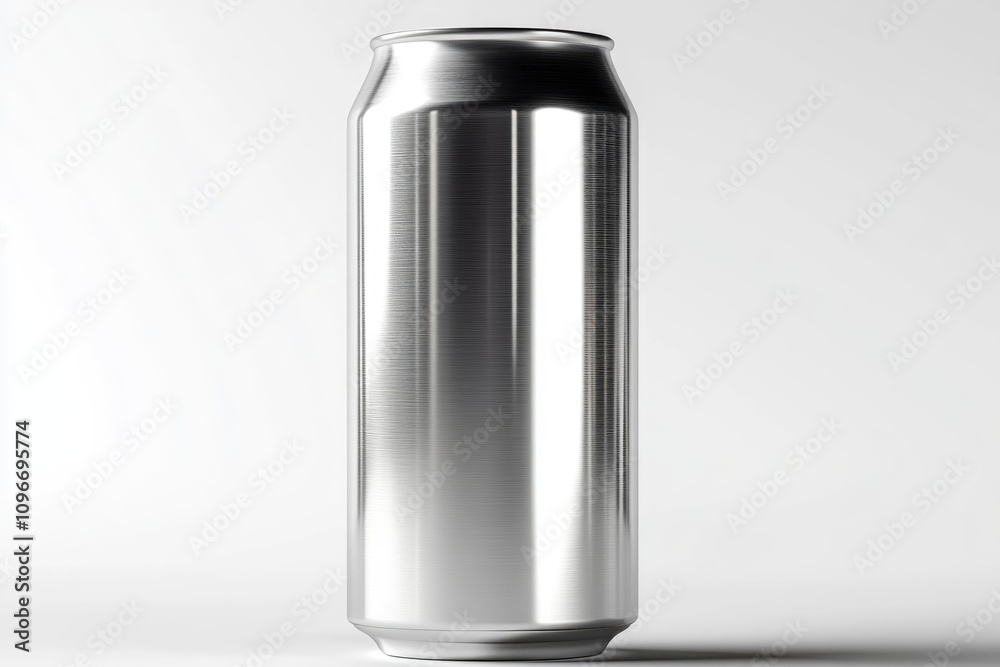 A single can of soda sits on a table, ready for use A single can of soda sits on a table, ready for use