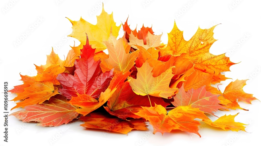 Maple Leaf Autumn Isolated on White Background - A Captivating Symbol of the Season's Beauty. The Vibrant Maple Leaf, with Its Intricate Veins and Rich Autumn Colors, Standing Alone Against the Purity Maple Leaf Autumn Isolated on White Background - A Captivating Symbol of the Season's Beauty. The Vibrant Maple Leaf, with Its Intricate Veins and Rich Autumn Colors, Standing Alone Against the Purity