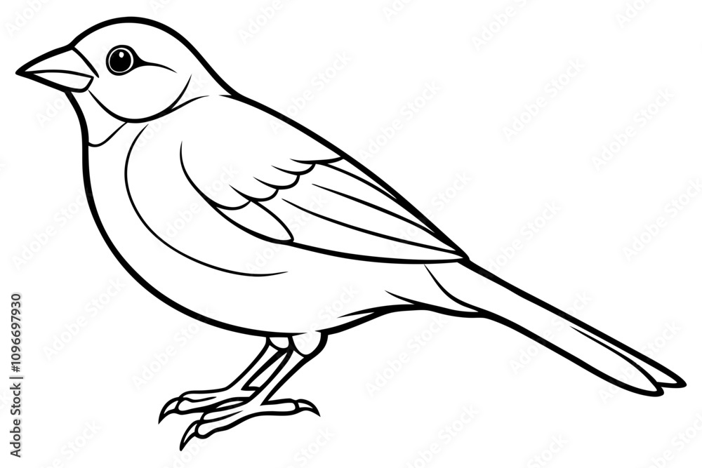 Fototapeta premium Bird, vector, animal, illustration