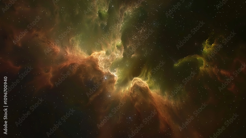 Fototapeta premium _Abstract_background_is_a_space_with_stars