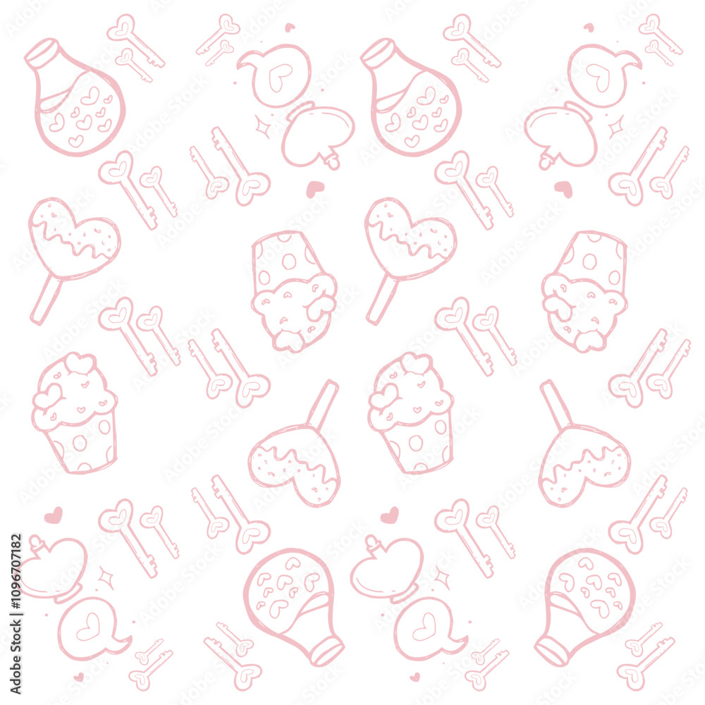 love icons pattern love icons pattern