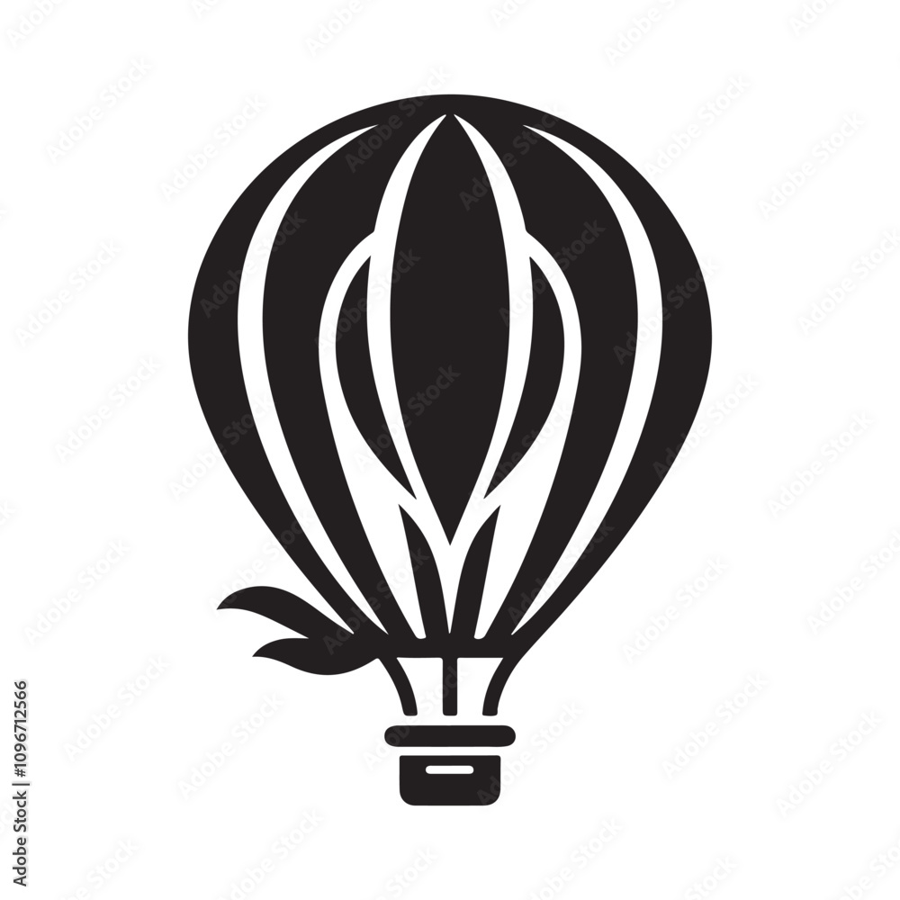 Versatile Hot Air Balloon Silhouette Vector Icon for Designers
Versatile Hot Air Balloon Silhouette Vector Icon for Designers