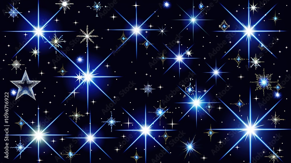 Blue_and_white_dazzling_universe_twinkling Blue_and_white_dazzling_universe_twinkling