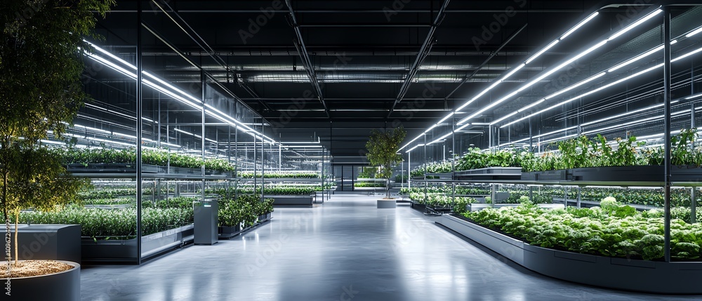 Innovative industrial greenhouse design utilizing smart technology for efficient plant cultivation and reducing environmental impact with sustainable practices Innovative industrial greenhouse design utilizing smart technology for efficient plant cultivation and reducing environmental impact with sustainable practices