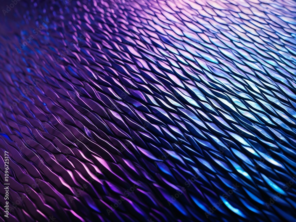 Iridescent Titanium Metal Surface with Textured Finish and Dynamic Reflections Iridescent Titanium Metal Surface with Textured Finish and Dynamic Reflections