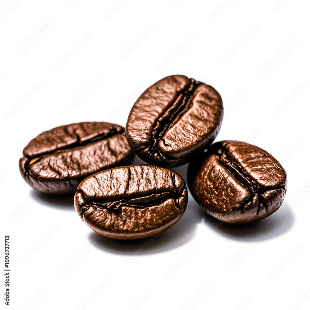 Coffee beans isolated on white background Coffee beans isolated on white background