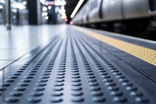 A close-up view of a train on its tracks, providing an intimate look at this mode of transportation