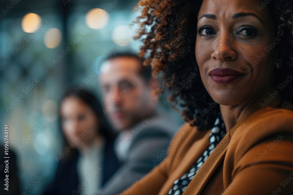 A woman speaking to a group of people, possibly at a meeting or presentation A woman speaking to a group of people, possibly at a meeting or presentation