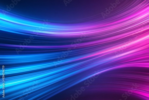Captivating Gradient Glow:Dark Blue and Purple Tones in Minimalist Abstract Digital Art