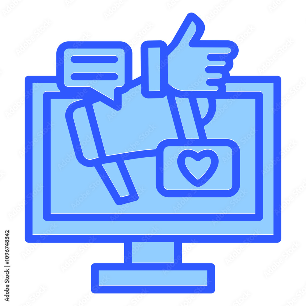 Content Digital Marketing Icon Content Digital Marketing Icon