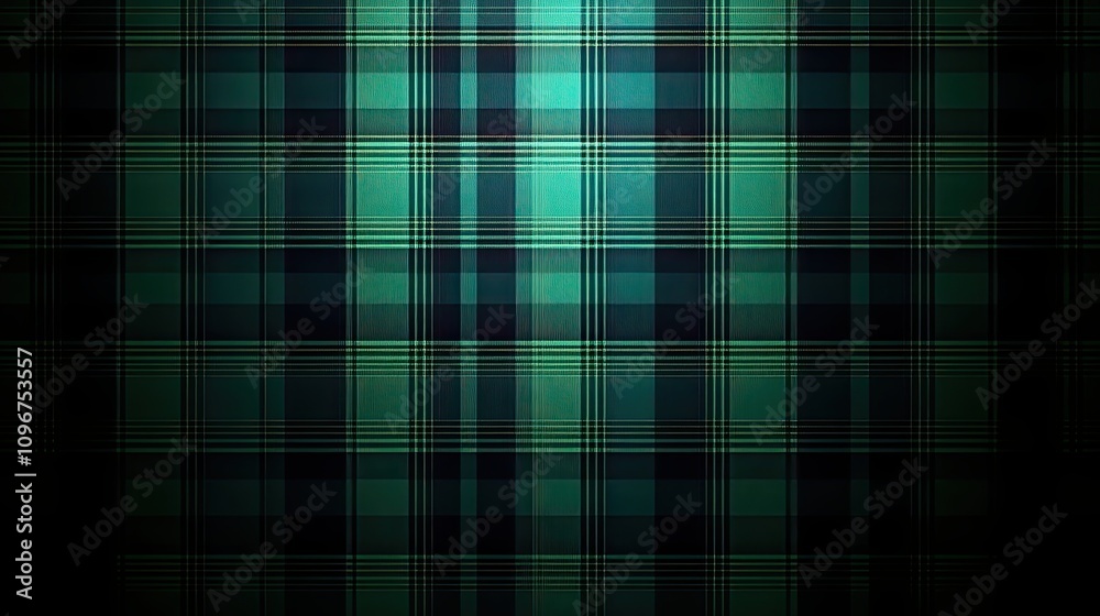 Fototapeta premium Detailed Vector Representation of Classic Scottish Tartan Pattern