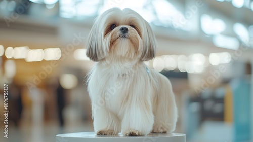 Shih Tzu Dog Portrait photo