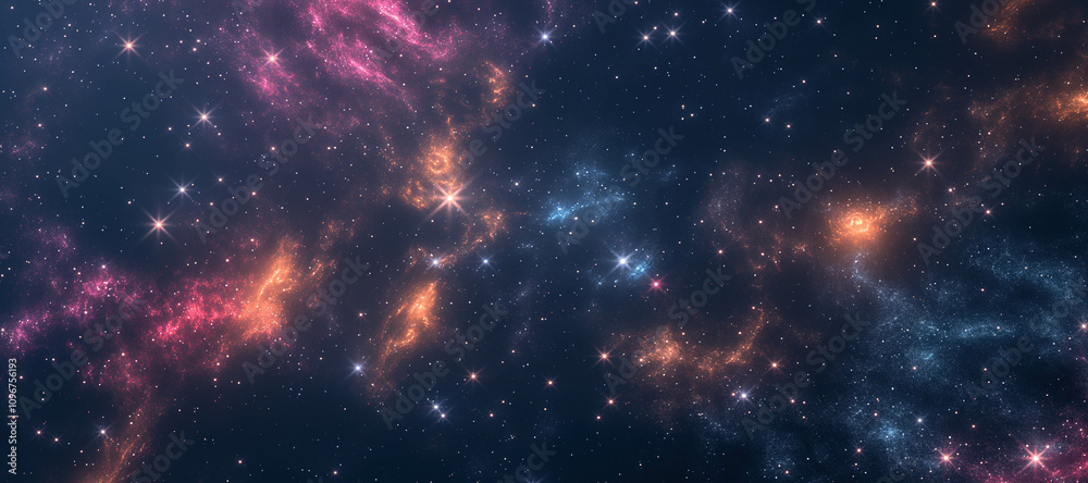 Fototapeta premium galaxy stars with space nebula clouds background, sky 47