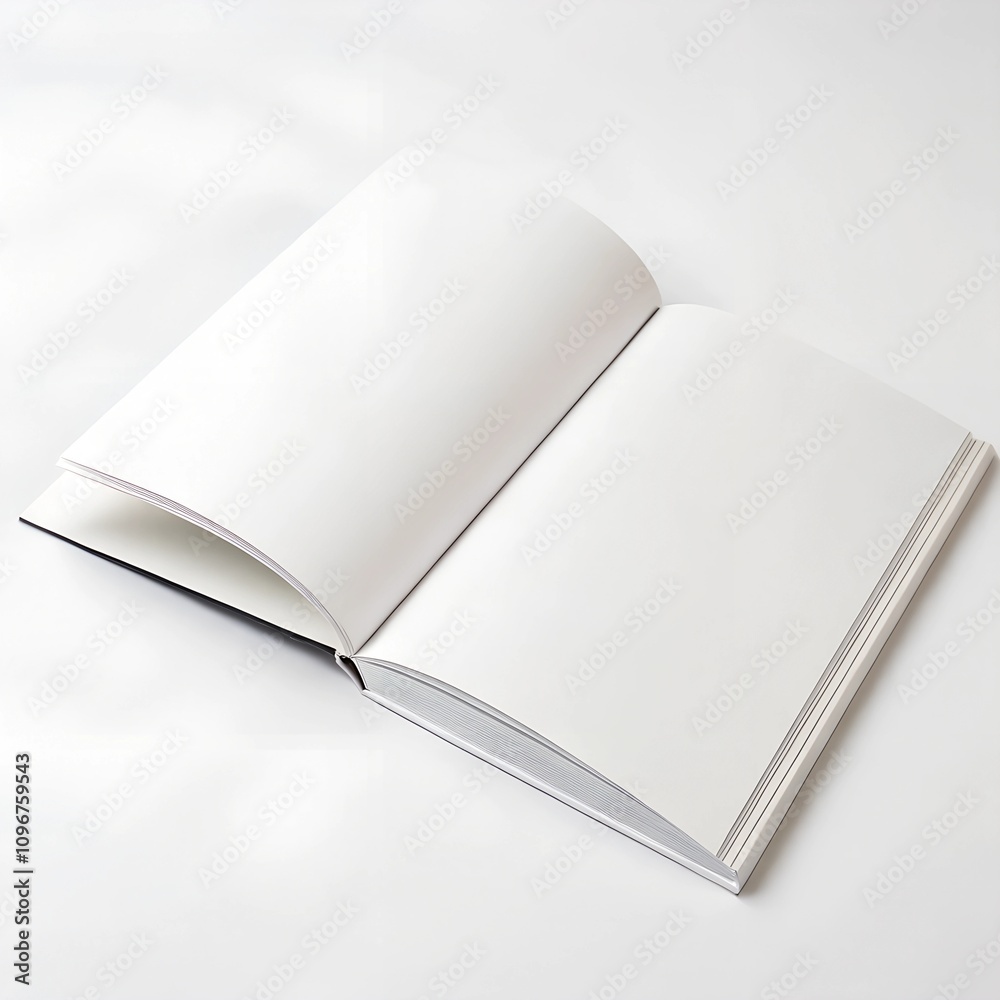 Blank Book Mockup for Design Presentation Blank Book Mockup for Design Presentation