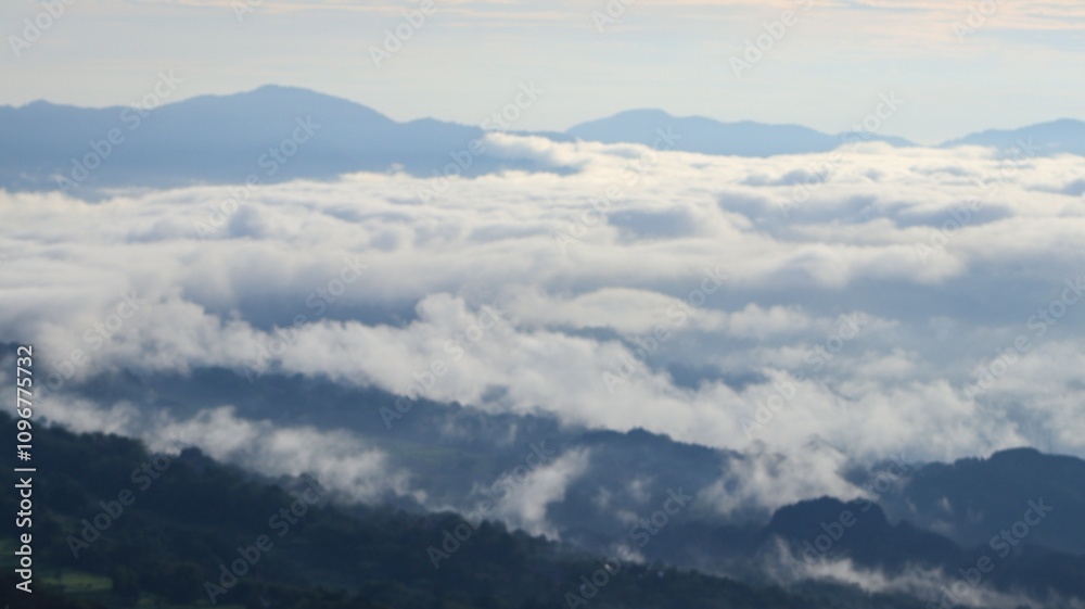 Dramatic white clouds background image Dramatic white clouds background image