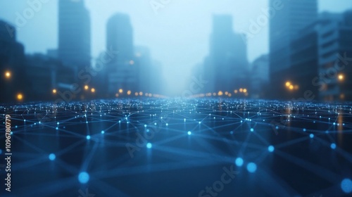 Cityscape Network: Futuristic Urban Connectivity