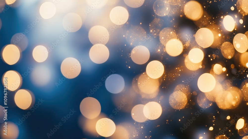 Fototapeta premium bokeh glitter texture christmas abstract background