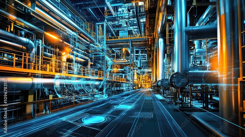 Heavy Duty Industrial Environment with Engineers Collaborating on Advanced Technologies and Infrastructure for Enhanced Efficiency and Productivity in Manufacturing Settings Heavy Duty Industrial Environment with Engineers Collaborating on Advanced Technologies and Infrastructure for Enhanced Efficiency and Productivity in Manufacturing Settings
