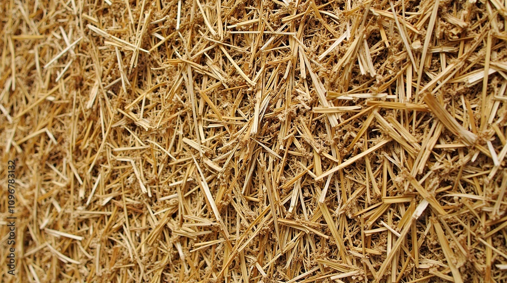 Closeup of Natural Hay Texture in Warm Earth Tones Closeup of Natural Hay Texture in Warm Earth Tones