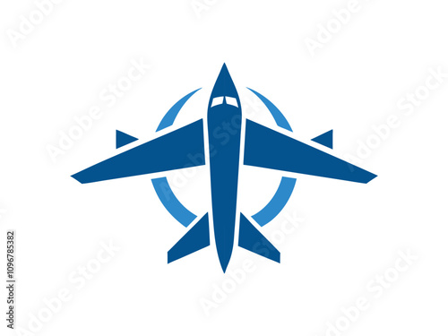 Plane Art logo deign
