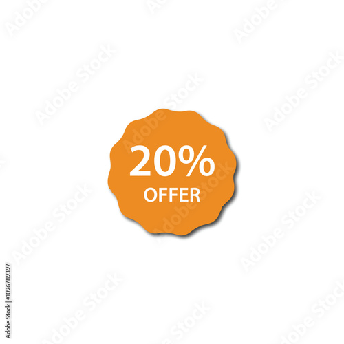 20% offer box created illustrator 