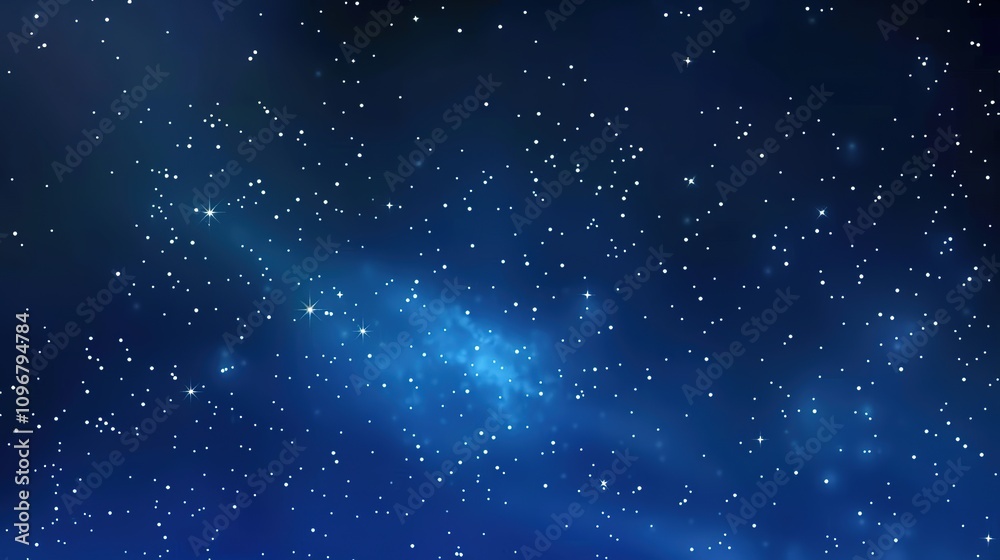 Fototapeta premium Star_Earth_Sky_Blue_Cosmic_Texture_Blue