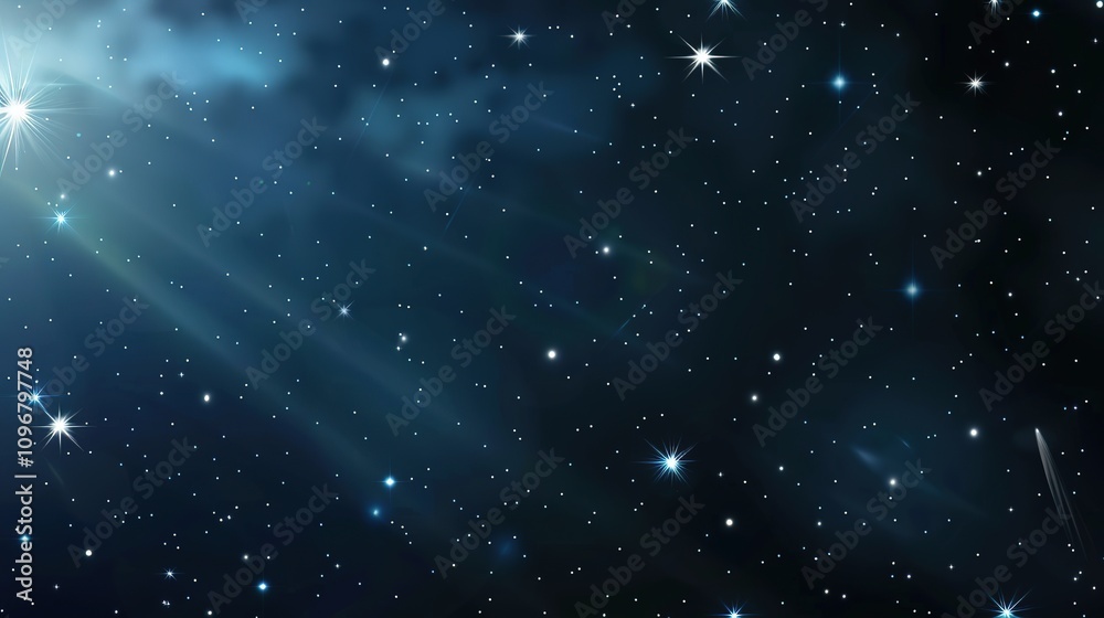 Obraz premium Starry_night_sky_milky_way_galaxy_with