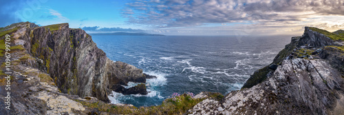 Panorama Sheephead Cliffs in Irland