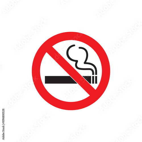 no smoking icon symbol sign vector