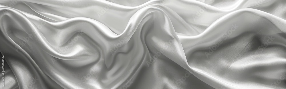 Abstract White Silk Drape Abstract White Silk Drape