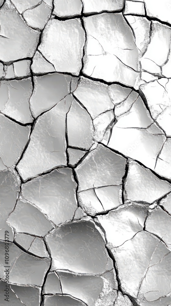 Abstract texture of cracked silver surface with a shiny finish, creating a modern and artistic aesthetic. Abstract texture of cracked silver surface with a shiny finish, creating a modern and artistic aesthetic.