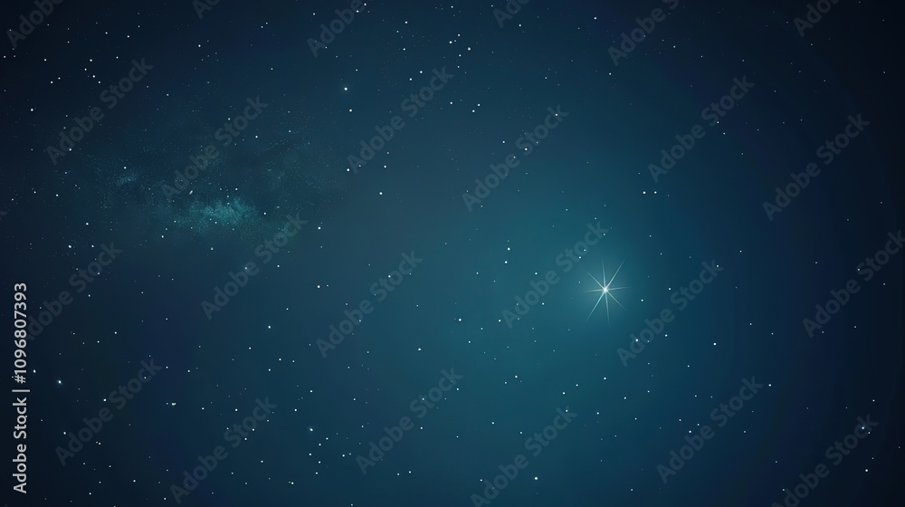 Obraz premium Starry_night_sky_milky_way_galaxy_with