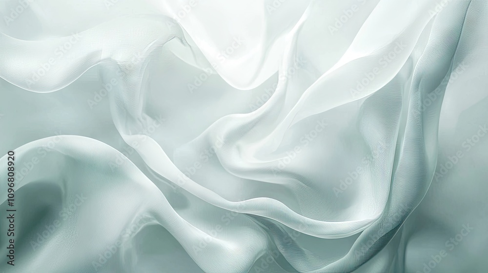 Obraz premium soft seawaves, light colors, professional and modern style, perfect for an office setting, elegant, background