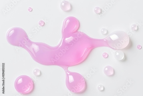 _ - Artificial Colors Drops with soap or shampoo (colorful, irid photo