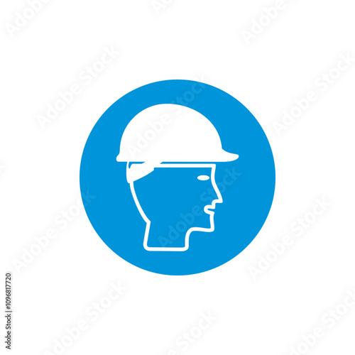 safety helmet icon symbol sign vector