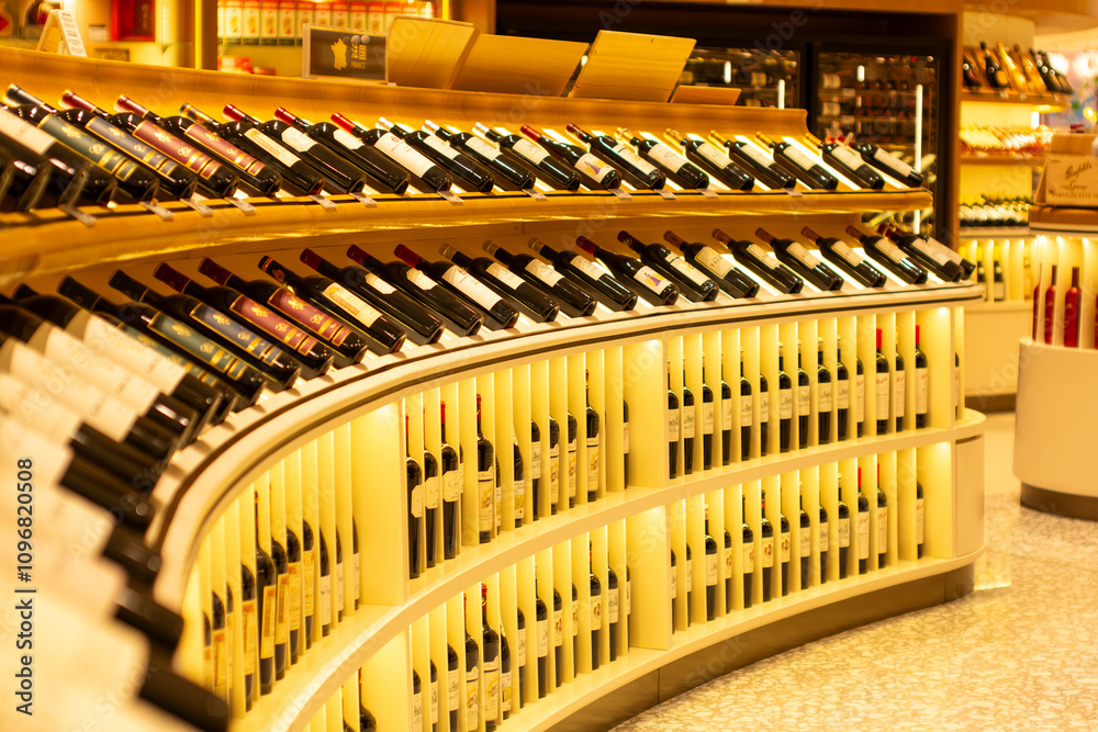 a wine rack with bottles of wine and a sign that says ' wine ' on it a wine rack with bottles of wine and a sign that says ' wine ' on it