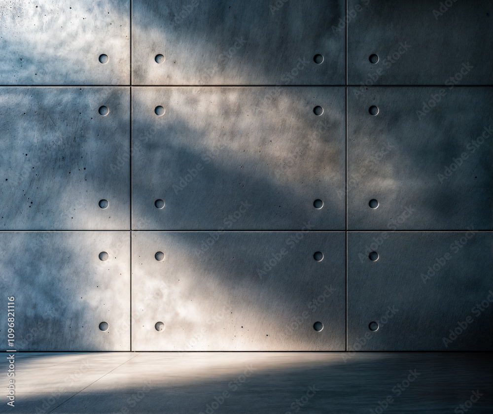 Fototapeta premium Gros plan sur un mur vide en béton